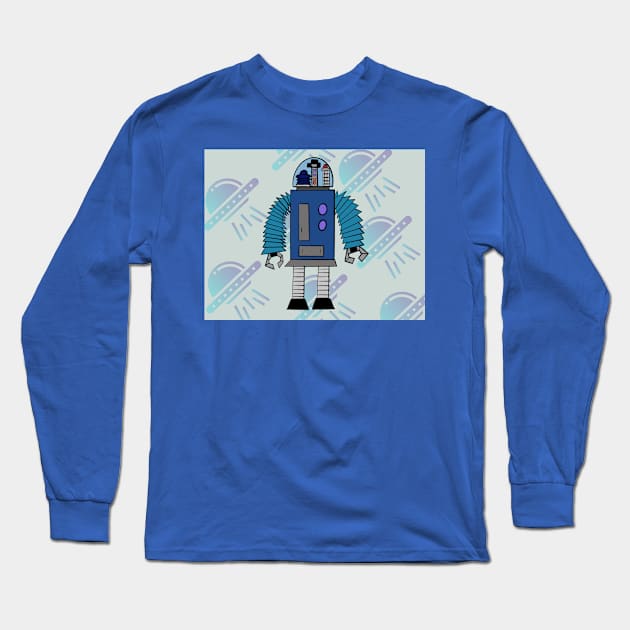 February Forbidden Robot Long Sleeve T-Shirt by Soundtrack Alley